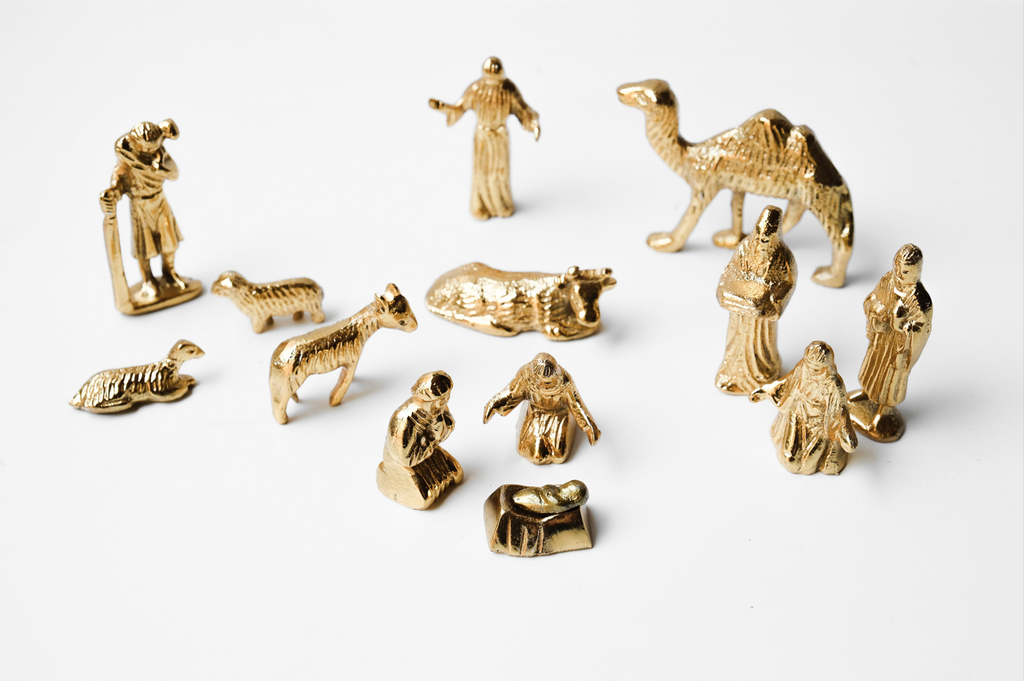 Brass Nativity Sets